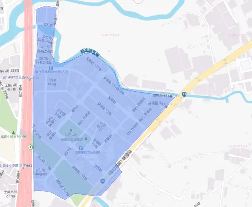 ▲高雄市楠梓區3月23日停水範圍一次看。（圖／台灣自來水公司water.gov.tw/）