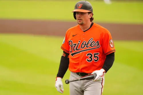 ▲巴爾的摩金鶯超人氣捕手艾德利·拉契曼（Adley Rutschman）肩負帶領年輕打線復甦的重任，金鶯能否走出近期的進攻低潮，這位當家球星的表現至關重要。（圖／美聯社／達志影像）