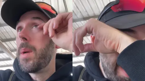 澳洲男台灣環島受挫！路人掏1千贊助旅費哭了　蔡英文也現身打氣