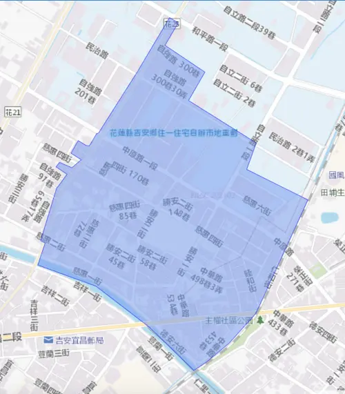 ▲▼花蓮縣3/24停水範圍一次看。（圖／台灣自來水公司water.gov.tw/）