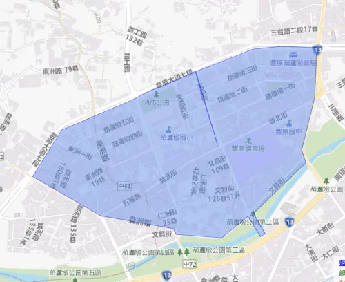 ▲台中市3/24停水範圍一次看。（圖／台灣自來水公司water.gov.tw/）