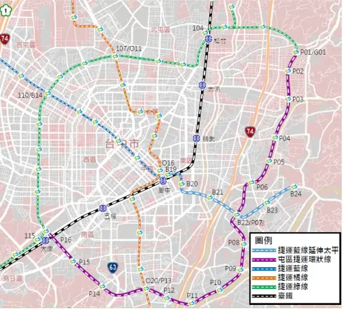 中捷藍線延伸太平案再送審　爭補助增2成