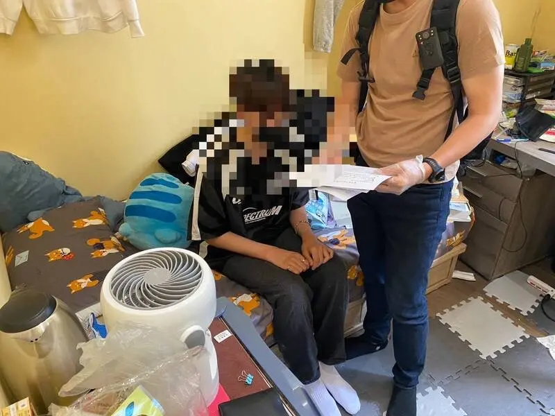 ▲中檢偵破台版紅姐案，先後查獲台大法律系洪姓男大生以及舞蹈老師許男、上班族陳男。（圖／民眾提供）