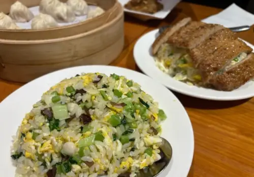 ▲不要只會吃排骨蛋炒飯，炒飯類的「什蔬炒飯」也非常的好吃！（圖/記者張嘉哲攝）