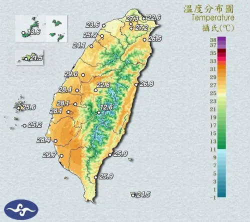 ▲氣象署提及，全台暖熱的環境會維持到明天，中南部會再出現30度高溫。（圖／中央氣象署cwa.gov.tw）