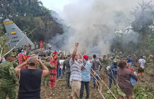 哥倫比亞空軍運輸機墜毀！據報載了逾百名士兵　傷亡恐不樂觀