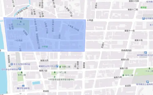 ▲台中市東區3月25日停水範圍一次看。（圖／台灣自來水公司water.gov.tw/）