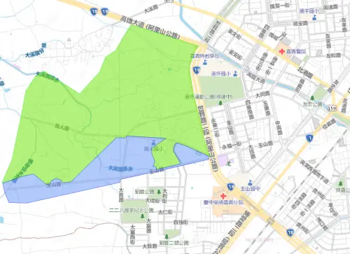 ▲嘉義市3月25日停水範圍一次看。（圖／台灣自來水公司water.gov.tw/）