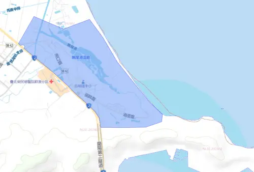 ▲宜蘭縣蘇澳鎮3月25日停水範圍。（圖／台灣自來水公司water.gov.tw/）