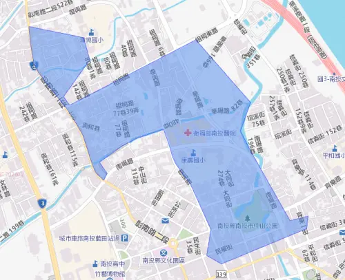 ▲南投縣3/26停水範圍一次看。（圖／台灣自來水公司water.gov.tw/）