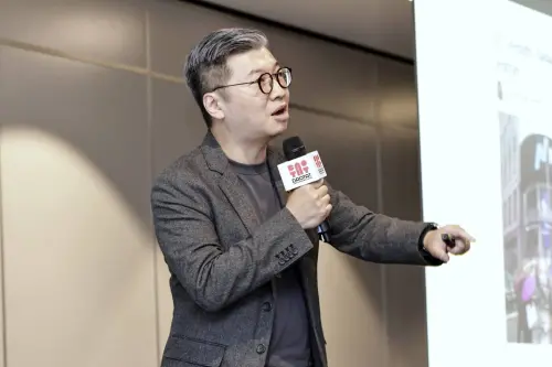 ▲韓昆舉指出，台灣應該儘快制定出穩定幣相關法規、規則。（圖／記者吳翊緁攝）