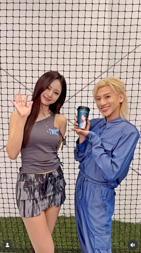 ▲嘻小瓜（右）分享和徒弟子瑜的合照，兩人久違相見歡。（圖／嘻小瓜-謝紹宸IG＠kuakua_0629）