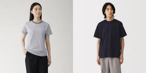 ▲男女裝天竺短袖 T 恤系列，新價格調整成250元。（圖／無印良品提供shop.muji.tw/）