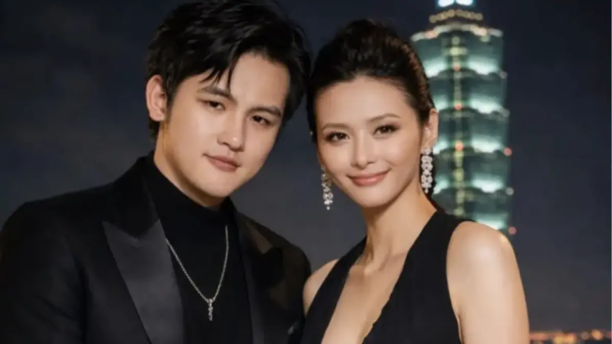 ▲48歲蕭淑慎（右）和小15歲老公梁軒安（左）2017年結婚，夫妻倆感情現況一直成為外界話題，女方曾認了同意老公花錢去外面「解決」需求，自己因服用藥物性慾下降，「我也不想給他碰。」（圖／翻攝自梁軒安臉書）