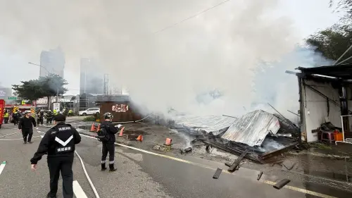 ▲桃園大溪燒烤店火警釀1死。（圖／消防提供）