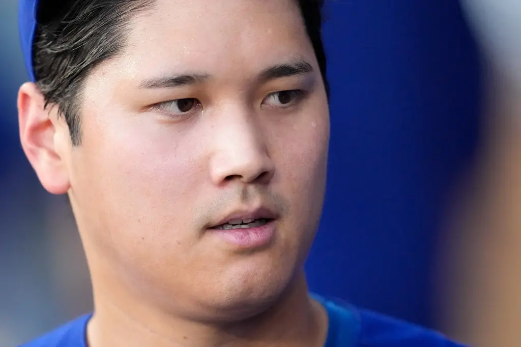 ▲洛杉磯道奇隊二刀流巨星大谷翔平（Shohei Ohtani），於今（25）日對陣天使隊的熱身賽中狂飆11次三振，表現相當出色。（圖／美聯社／達志影像）