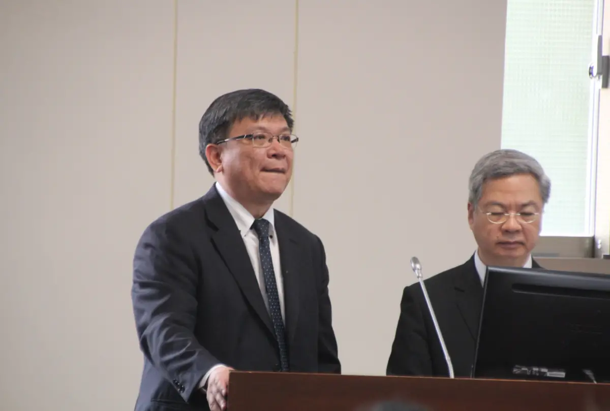 ▲台電董事長曾文生說，台電自主安全檢查報告預計18個月到2年之間完成，後續則是等到核安會審查時間決定。（圖／記者鍾泓良攝影）