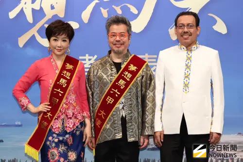 ▲寇乃馨（左）、黃國倫（中）受邀擔任房地產宣傳大使。（圖／記者朱永強攝影）