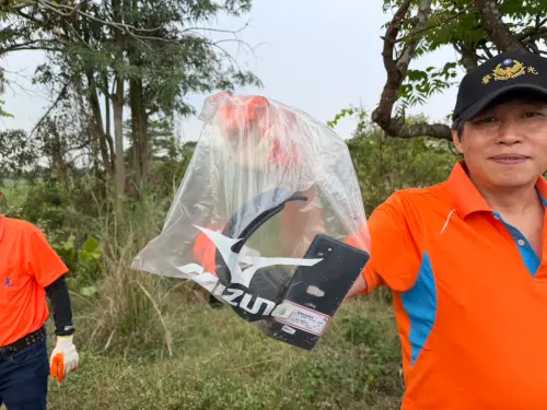 ▲遭徐漢用切割器破壞的電子腳環。（圖／橋檢提供）