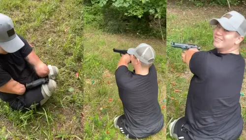 ▲美國馬里蘭州一名四肢截肢的男子韋伯（Dayton Webber），涉嫌開車時開槍射殺友人，並把遺體棄置在民宅院子。（圖／翻攝自Youtube／Dayton Webber）