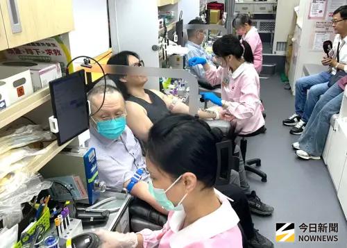 挽袖捐血紓解血荒！台灣中油公司石化事業部舉辦公益捐血活動