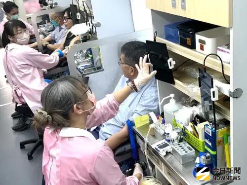 ▲台灣中油公司石化事業部舉辦公益捐血活動，吸引員工踴躍捐血。(圖／記者黃守作攝，2026.03.25)