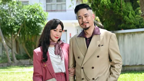 ▲黃露瑤（左）和林健寰（右）加入《寶島西米樂》劇組。（圖／台視提供）