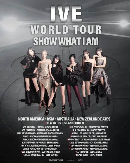 ▲IVE宣布九月站上台北小巨蛋開唱。（圖／IG@ivestarship）