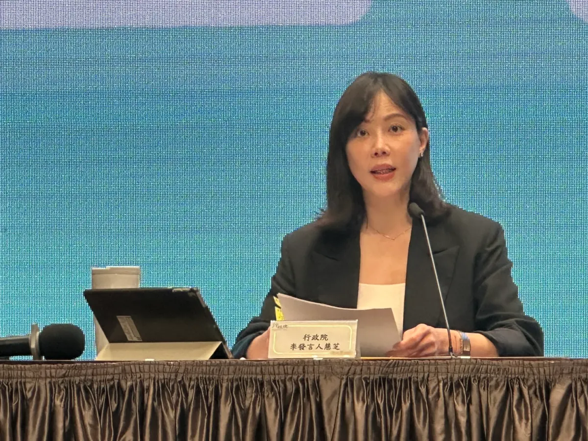 ▲李慧芝強調政府對核能態度不變，現階段持續發展多元綠能及二次能源轉型。（圖／記者陳威叡，2026.03.26）