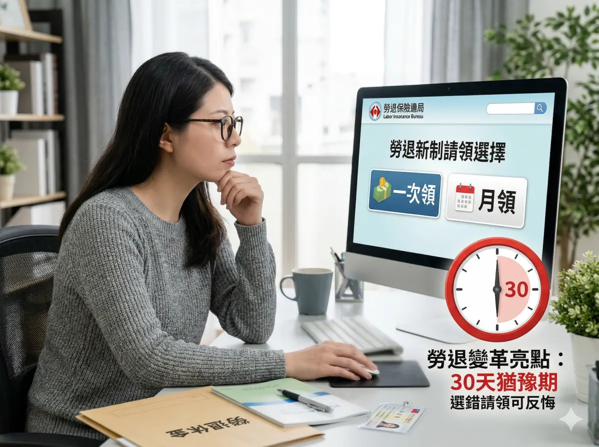 ▲勞退新制 3/27 起陸續上路！勞動部修正條文提供 30 天猶豫期，並強化勞工自提與遺屬請領權益 。（示意圖／Gemini生成／NOWNEWS監製）