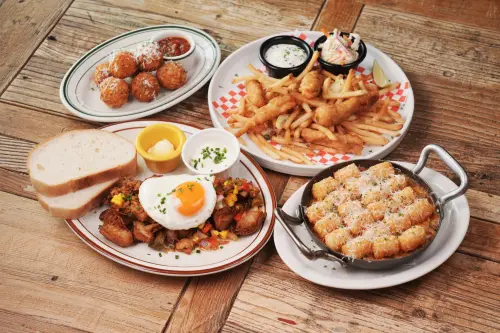 ▲樂子the Dinerg推出多款馬鈴薯新菜，壽星優惠「生日薯條免費送」實現薯條自由。（圖／樂子提供）