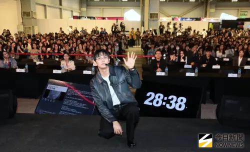 ▲瑟雍的「AI EXPO Taiwan 2026」演講，來了非常多人來聽。（圖／記者吳翊緁攝）