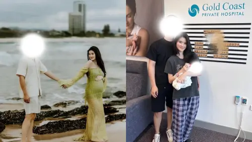 ▲男網友澄清自己並非不負責任的渣男，女友產檢、剖腹都陪在對方身旁，還公開小倆口的親密照佐證。（圖／翻攝自小紅書）