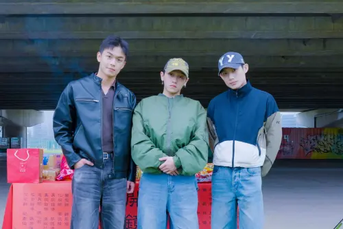 ▲《危城兄弟》反派組合，左起邱勝揚、潘永安、唐立杰。（圖／踢帕娛樂提供）