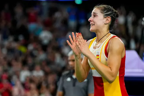 ▲現年31歲的馬琳於周四（26日）在社交媒體發布影片，證實將退出即將在故鄉韋爾瓦（Huelva）舉行的歐洲錦標賽，並正式退役。（圖／美聯社／達志影像）