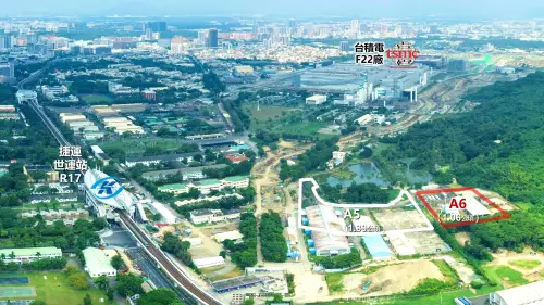 ▲ R17世運站東側A6街廓公辦都市更新基地鄰近地區示意圖。（圖／高市府都發局提供）