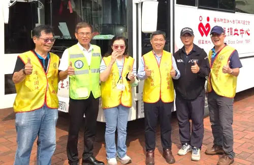 ▲台電公司興達發電廠舉辦公益捐血活動。(圖／台電興達發電廠提供)