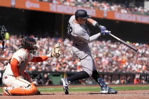 法官賈吉首轟出爐！洋基投手群狂飆13K完封巨人　奪下本季第二勝