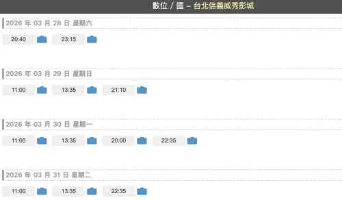 ▲▼《陽光女子合唱團》上映至今近4個月，全台影城平均仍有3至4場次。（圖／威秀影城官網）
