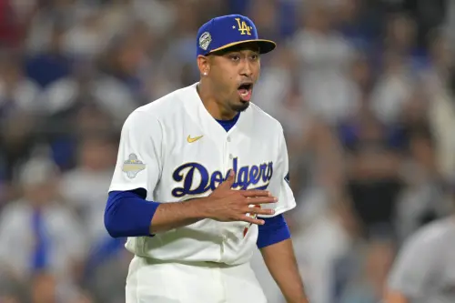 ▲休賽季重磅加盟的道奇隊終結者迪亞茲（Edwin Diaz）解決球隊最頭痛的後防線，但在季後賽面前依然難逃隨機性的殘酷考驗。（圖／路透／達志影像）