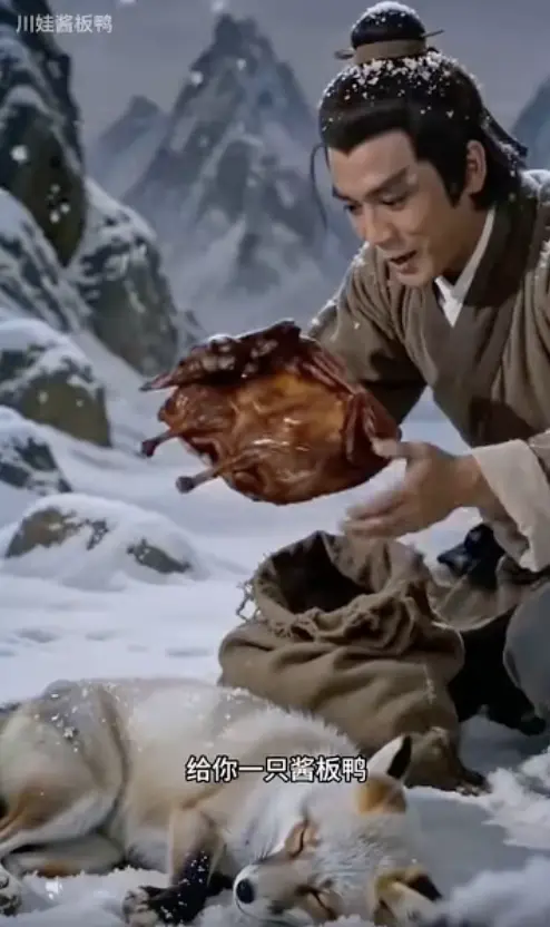 ▲《雪山救狐狸》成本只花180台幣，製作時間也只花費5小時。（圖／川娃醬板鴨）