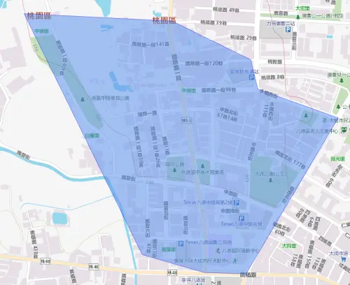 ▲桃園市3/30停水範圍一次看。（圖／台灣自來水公司water.gov.tw/）