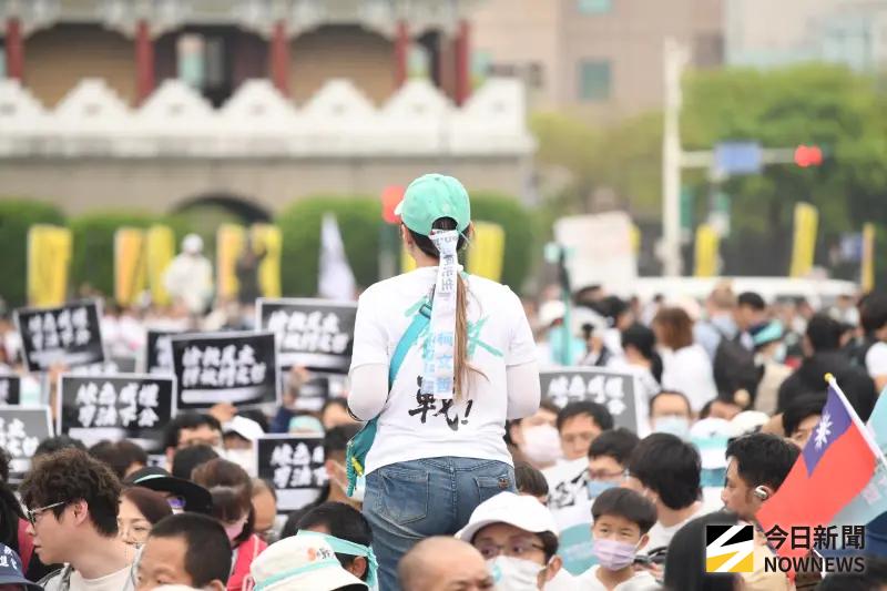    ▲民眾黨前主席柯文哲重判17年，民眾黨舉行「 戰！329上凱道討公道」活動，抗議司法不公。（圖／記者林柏年攝，2026.03.29）  