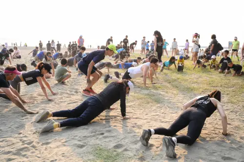 ▲此次斯巴達障礙賽除邀請教育部臺南市聯絡處暨學生校外生活輔導會以及學生輔導諮商中心共同參與，也邀請南英商工主任、棒球隊教練及學生、海事學校風帆隊教練及學生一同參與此次訓練營。（圖／主辦單位提供）