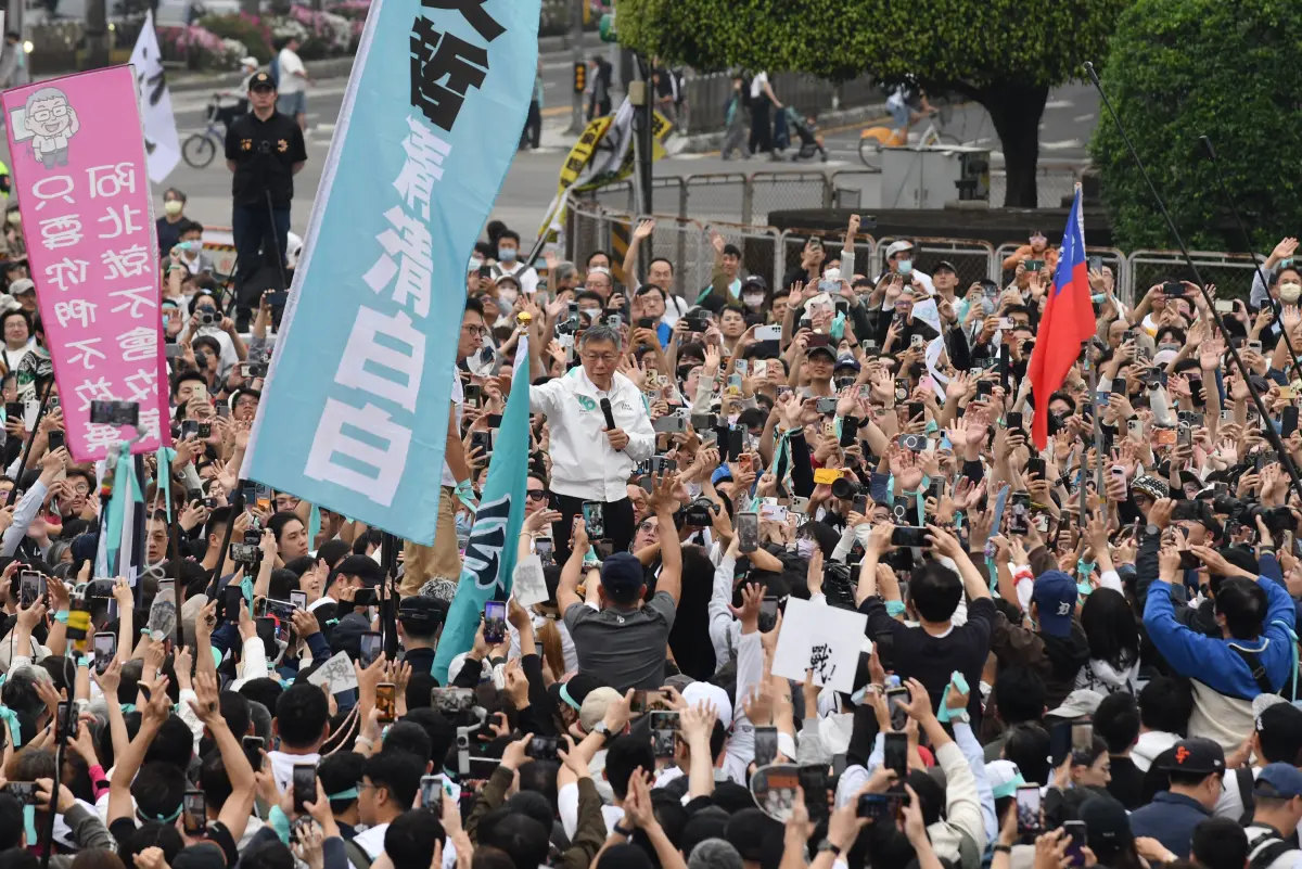 ▲民眾黨創黨主席柯文哲砲轟賴清德，強調自己不會屈服、不會投降。（圖／記者林柏年攝，2026.03.29）