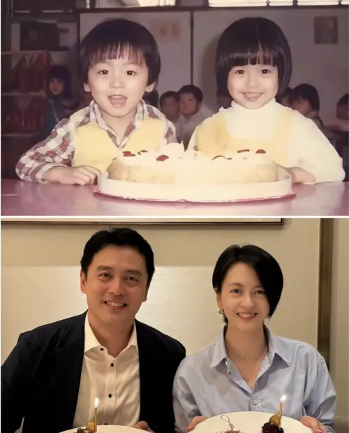 ▲梁詠琪（右）發布與梁詠竣（左）小時候跟今年慶生的對比照，網友讚他們從小好看到大。（圖／摘自 IG@gigileungwingkei）