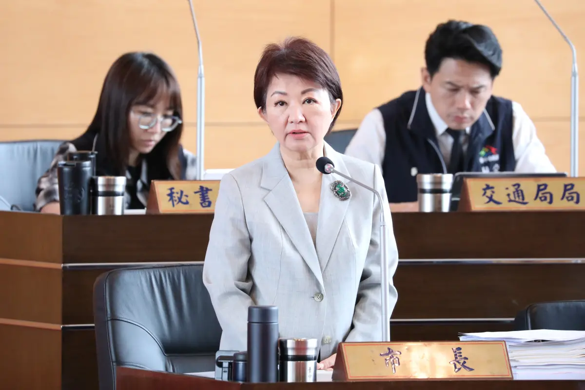 ▲台中市長盧秀燕今天到議會備詢。（圖／台中市政府提供，2026.03.30）