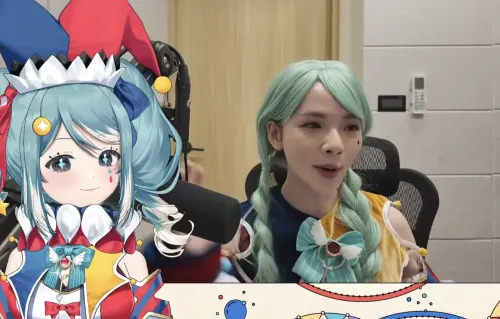 ▲VTuber真理果與滴妹連動，兩人在直播中也分析彼此聲線的不同。（圖／VTuber真理果頻道）