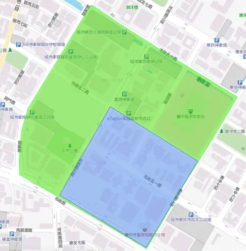 ▲台中市3/31停水範圍一次看。（圖／台灣自來水公司water.gov.tw/）