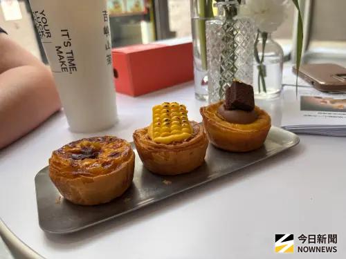 ▲吉嶼山茶旗艦店將烘焙甜品導入店內，讓每個品茶時刻都能有甜蜜滋味，（圖／記者金武鳳攝，2026.3.30)